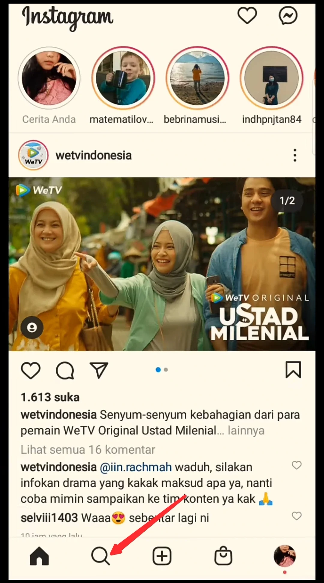 klik saja tombol cari