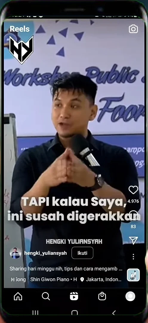 aplikasi Instagram.