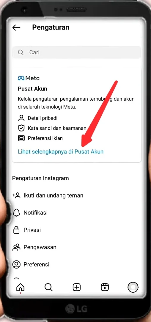 lihat selengkapnya di pusat akun