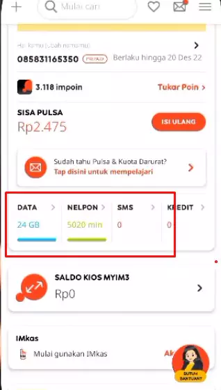 Cara Menghapus Paket Indosat yang Sudah Habis