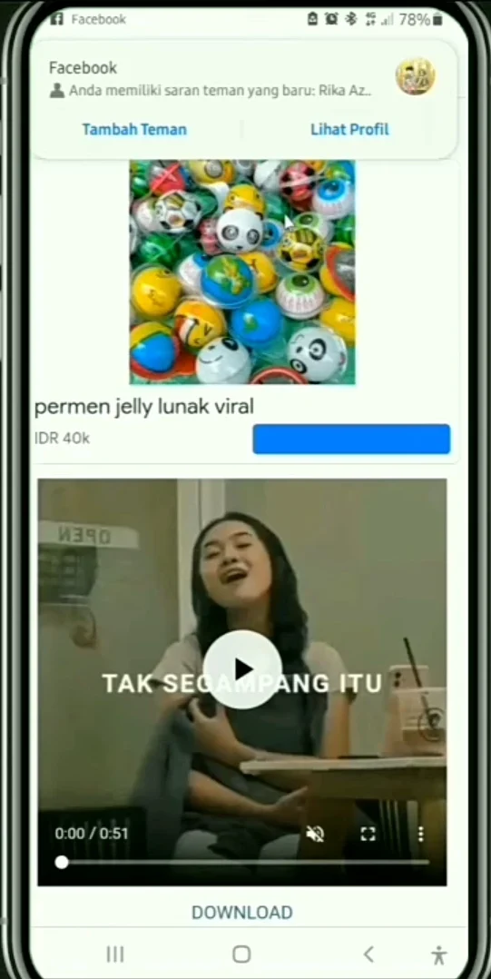 temukan videonya.