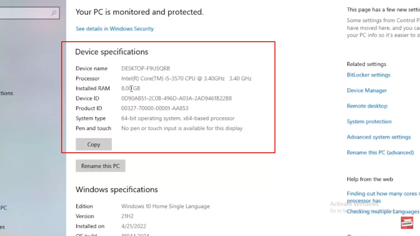 Cara Melihat Spek Laptop