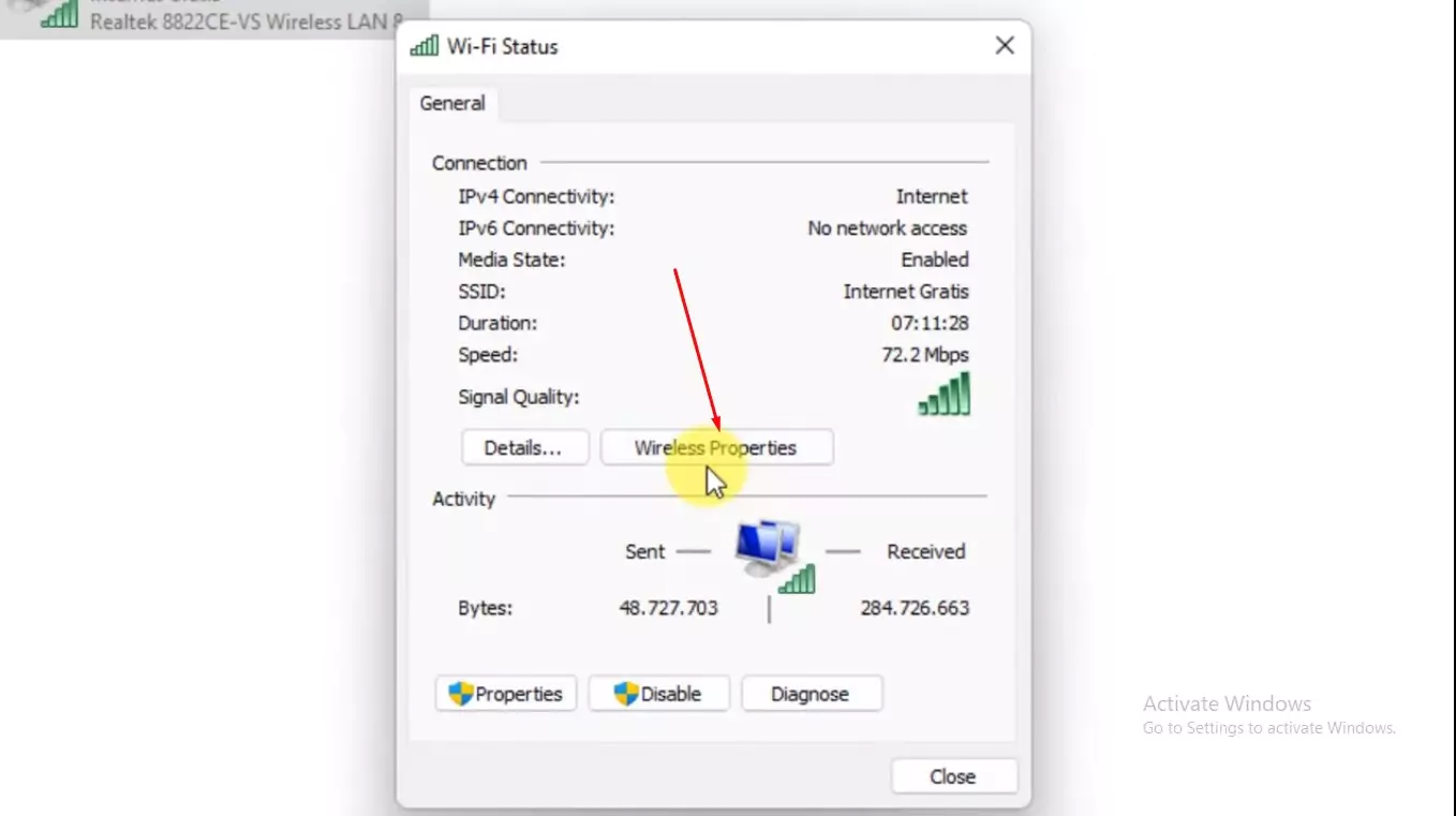 Cara Melihat Pass Wifi di Laptop