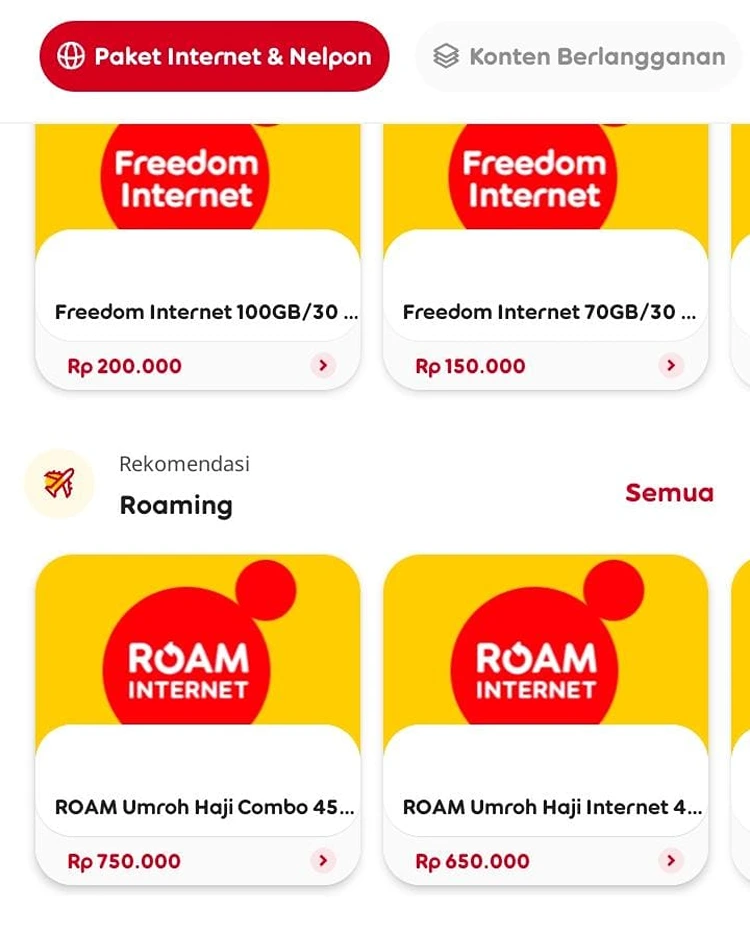 Beli Paket Data Indosat