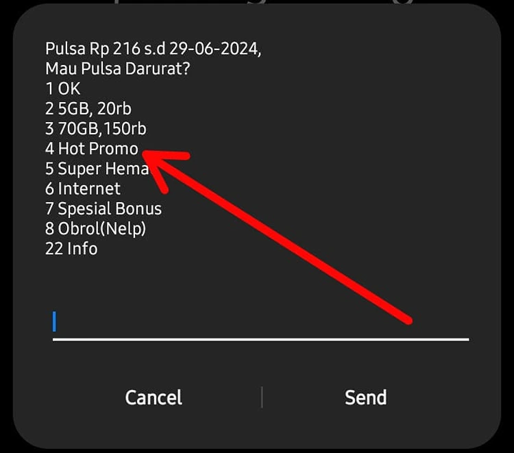 Beli paket data Indosat Paket Hot Promo