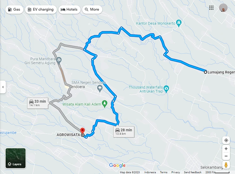 Rute Menuju Agrowisata Royal Family